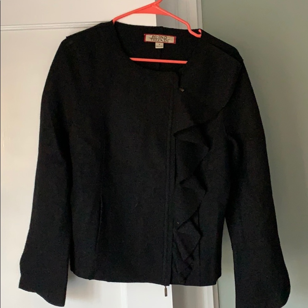 Black wool jacket